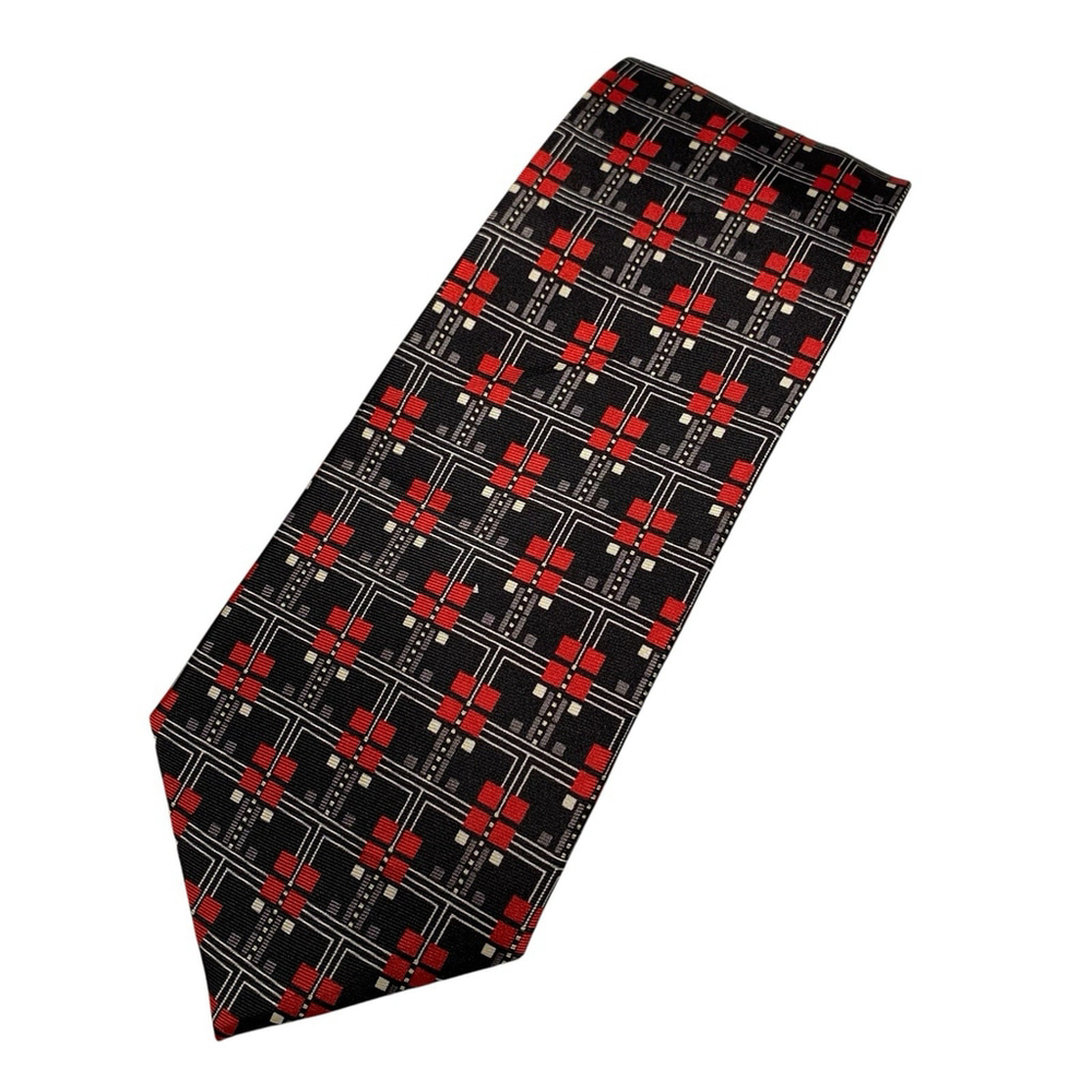 Frank Lloyd Wright Silk Tie Geometric Tulip II Frieze Avery Coonley House